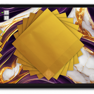 NapSpark - Honey Veil on Royal Violet Backdrop