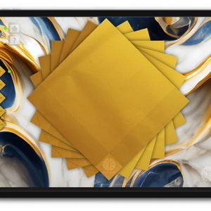 NapSpark - Honey Veil on Azure Bloom Backdrop