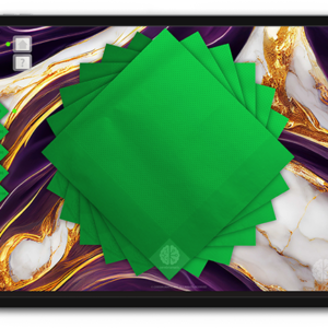 NapSpark - Verdant Muse on Royal Violet Backdrop