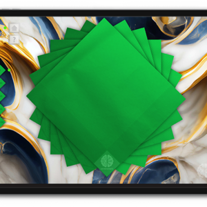 NapSpark - Verdant Muse on Azure Bloom Backdrop