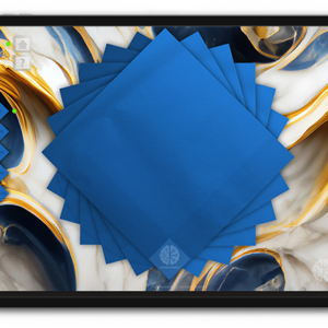 NapSpark - Midnight Lake on Azure Bloom Backdrop