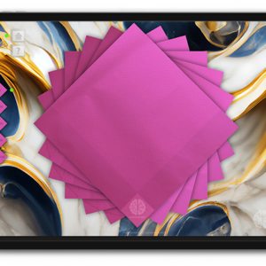 NapSpark - Flamingo Bloom on Azure Bloom Backdrop