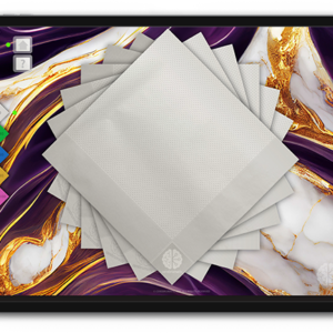 NapSpark - All 5 Napkin Colors on Royal Violet Backdrop